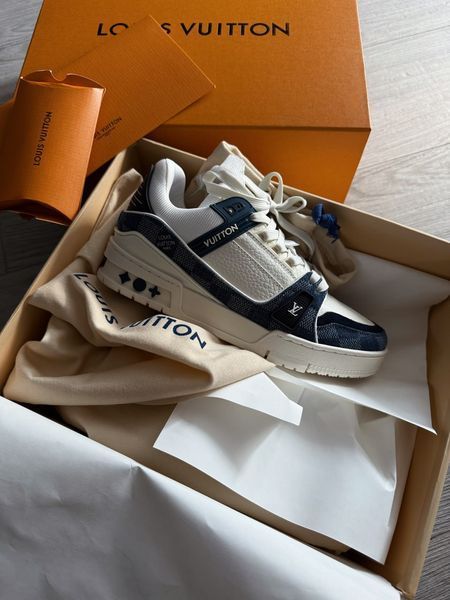 Louis Vuitton Trainer Erkek Deri Sneaker ALL22826 фото