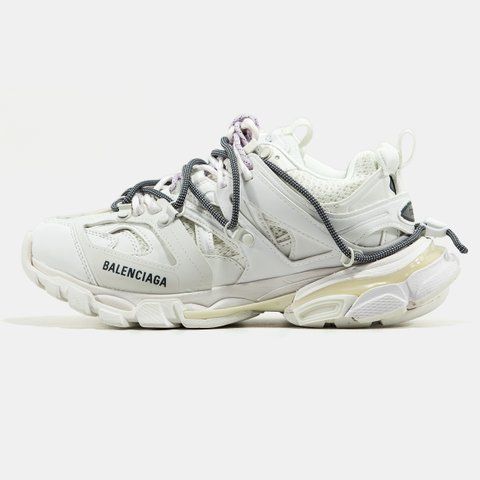 Balenciaga Track Trail Laces Sneaker in White/lilac ALL22148 фото