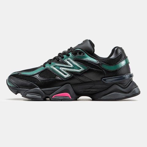 New Balance 9060 x Mowalola Burglarwear Black Teal Pink ALL12233 фото