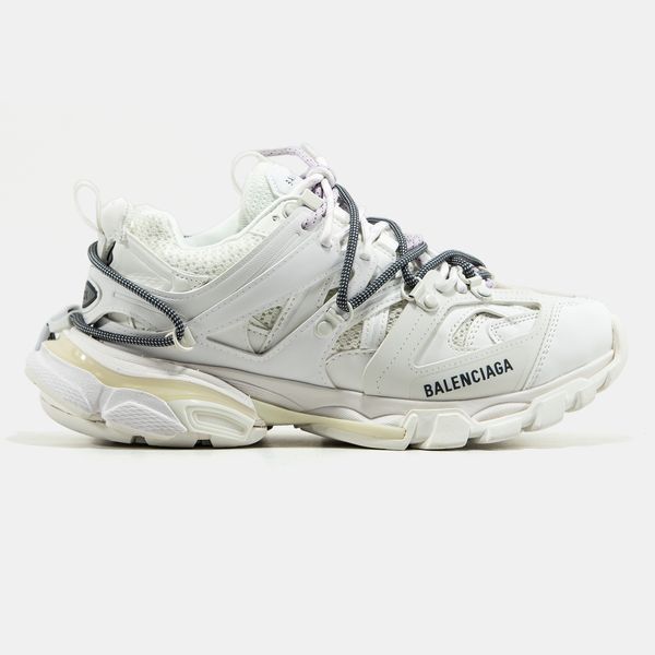 Balenciaga Track Trail Laces Sneaker in White/lilac ALL22148 фото