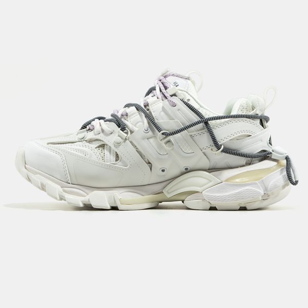 Balenciaga Track Trail Laces Sneaker in White/lilac ALL22148 фото