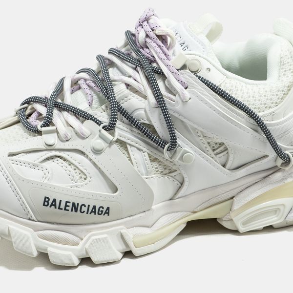 Balenciaga Track Trail Laces Sneaker in White/lilac ALL22148 фото