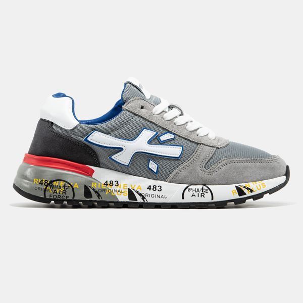 Premiata Mick Black Grey White Blue ALL20723 фото