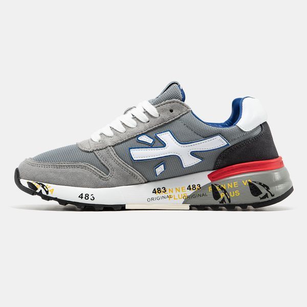 Premiata Mick Black Grey White Blue ALL20723 фото