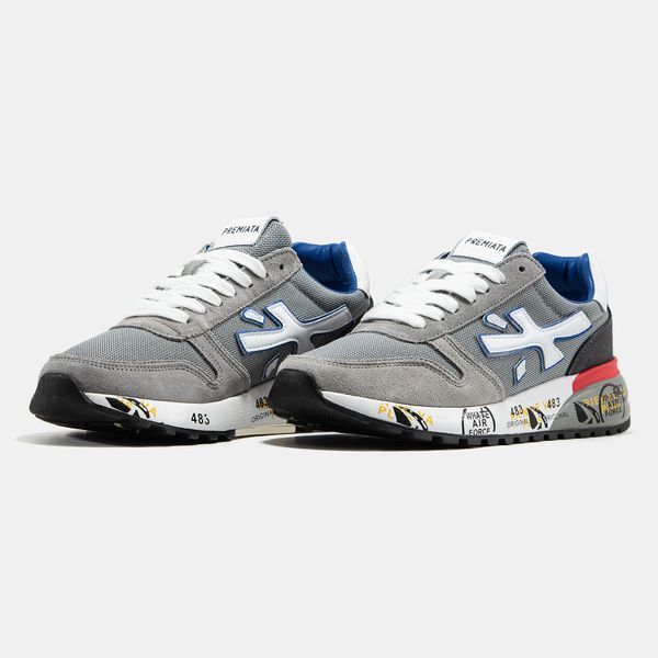 Premiata Mick Black Grey White Blue ALL20723 фото