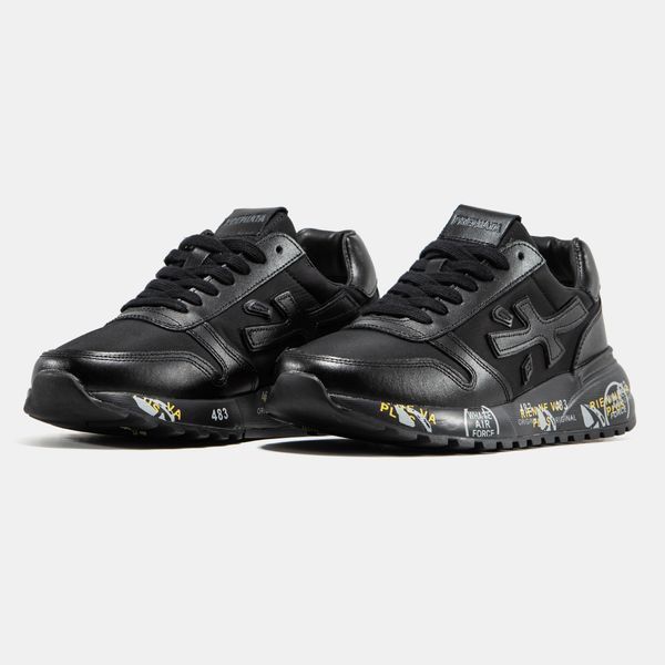 Premiata Mick Triple Black ALL18765 фото