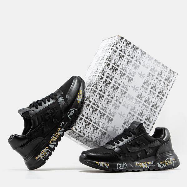 Premiata Mick Triple Black ALL18765 фото