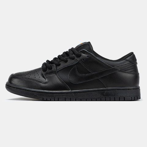 Nike SB Dunk Low Black Leather ALL19998 фото