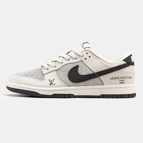 Nike SB Dunk Low x Louis Vuitton Grey ALL14687 фото
