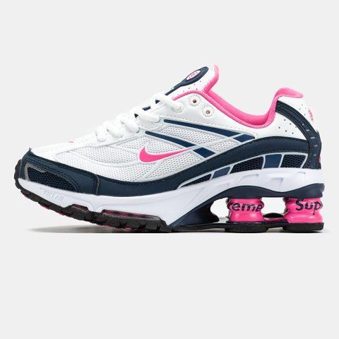 Nike Shox Ride 2 SP x Supreme White Blue Pink ALL20047 фото