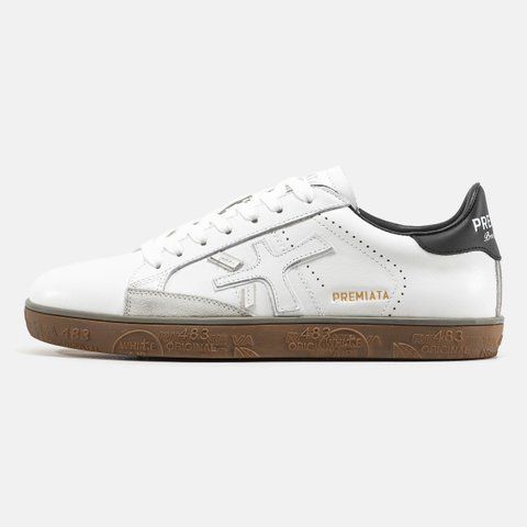 Premiata Steven White Black ALL23528 фото