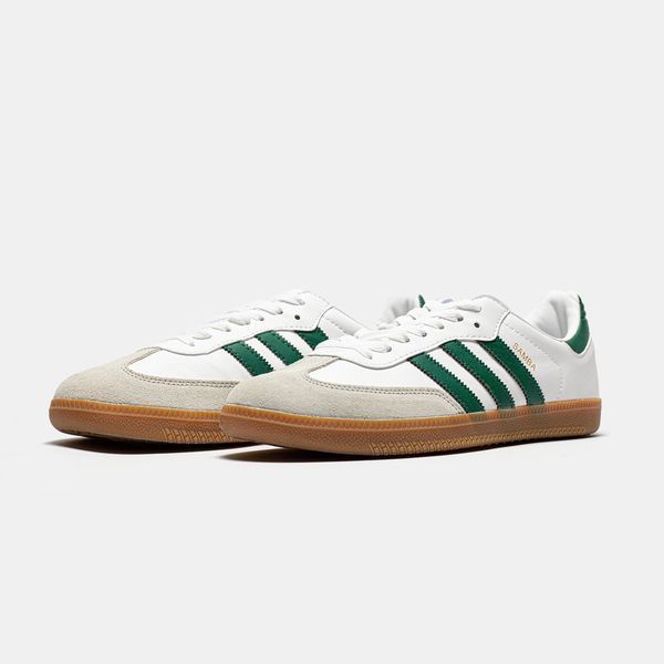Adidas Samba White Green ALL11422 фото