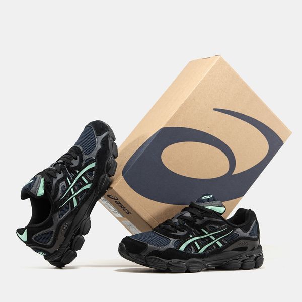 Asics Gel-NYC Black Navy Mint ALL23501 фото
