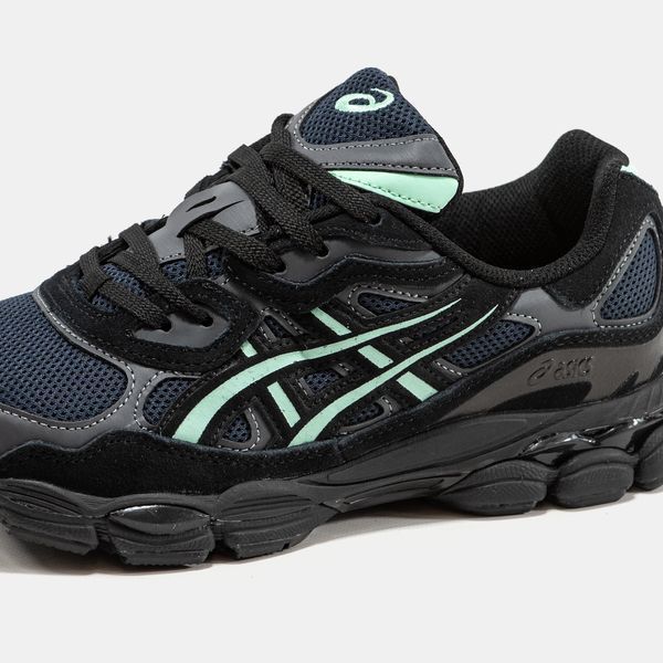 Asics Gel-NYC Black Navy Mint ALL23501 фото