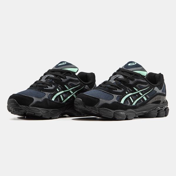 Asics Gel-NYC Black Navy Mint ALL23501 фото