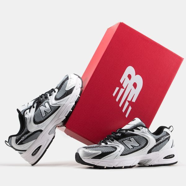 New Balance 530 White Silver Black ALL08978 фото