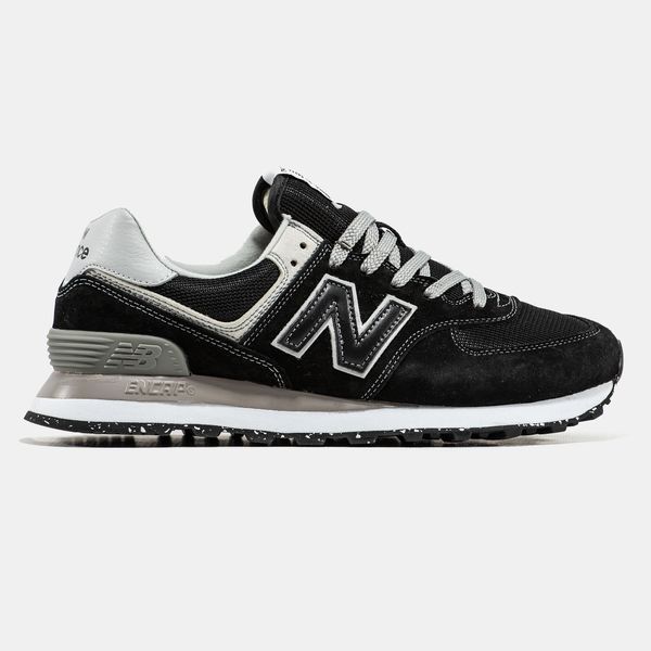 New Balance 574 Black White Grey ALL14035 фото