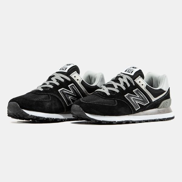 New Balance 574 Black White Grey ALL14035 фото