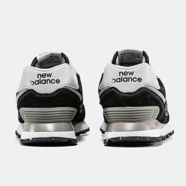 New Balance 574 Black White Grey ALL14035 фото