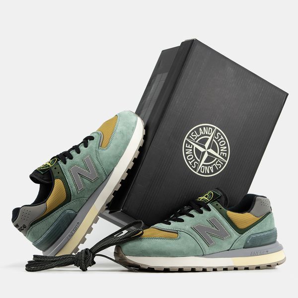 New Balance 574 Legacy x Stone Island Light Green ALL17851 фото