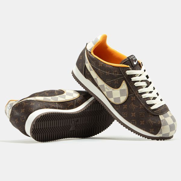 Nike Cortez x Louis Vuitton Brown Beige ALL20754 фото