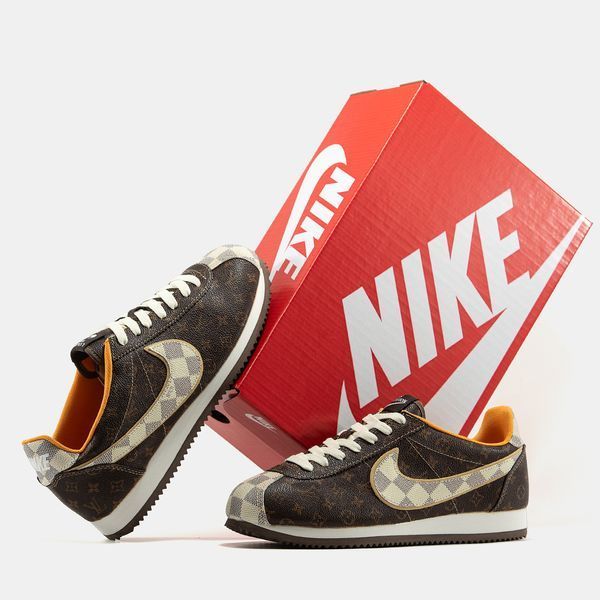 Nike Cortez x Louis Vuitton Brown Beige ALL20754 фото