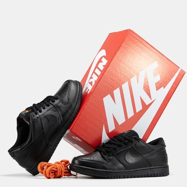 Nike SB Dunk Low Black Leather ALL19998 фото