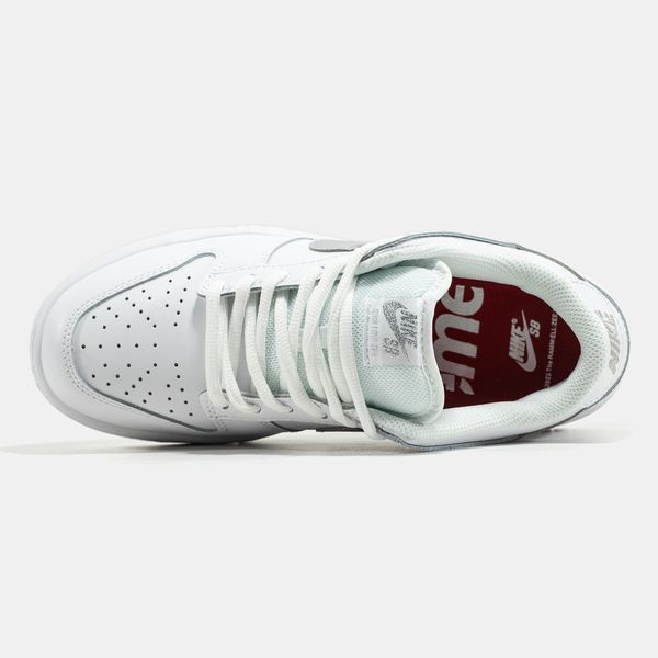 Nike SB Dunk Low x Supreme White Grey ALL23767 фото