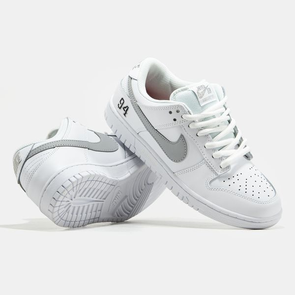 Nike SB Dunk Low x Supreme White Grey ALL23767 фото