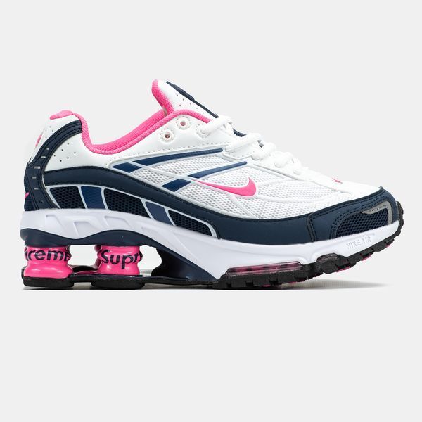 Nike Shox Ride 2 SP x Supreme White Blue Pink ALL20047 фото