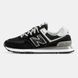 New Balance 574 Black White Grey ALL14035 фото 1