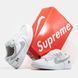 Nike SB Dunk Low x Supreme White Grey ALL23767 фото 3