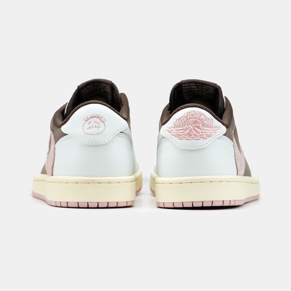 Air Jordan 1 Low x Travis Scott White Brown ALL19137 фото