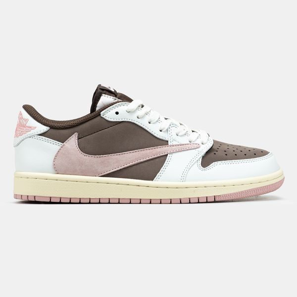 Air Jordan 1 Low x Travis Scott White Brown ALL19137 фото