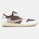 Air Jordan 1 Low x Travis Scott White Brown ALL19137 фото 6