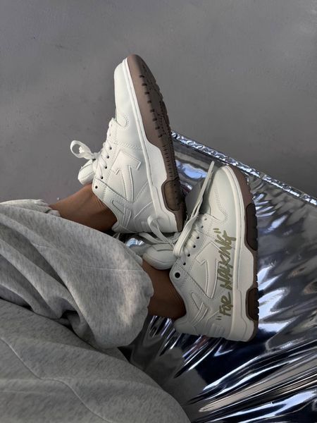 OFF WHITE OUT OF OFFICE FOR WALKING WHITE / OLIVE ALL18075 фото