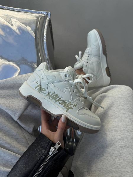 OFF WHITE OUT OF OFFICE FOR WALKING WHITE / OLIVE ALL18075 фото