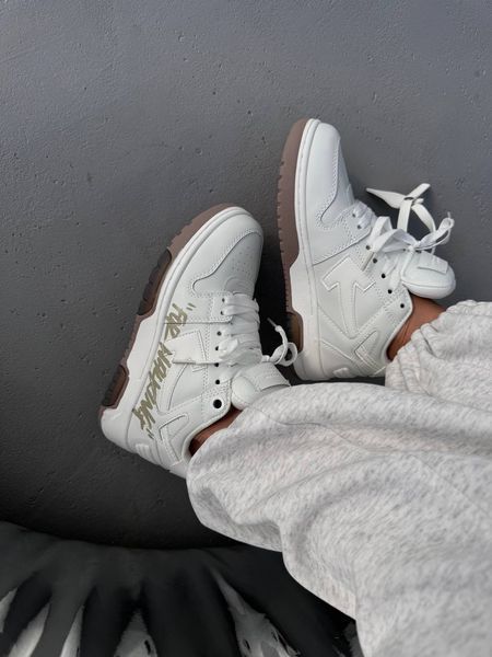 OFF WHITE OUT OF OFFICE FOR WALKING WHITE / OLIVE ALL18075 фото