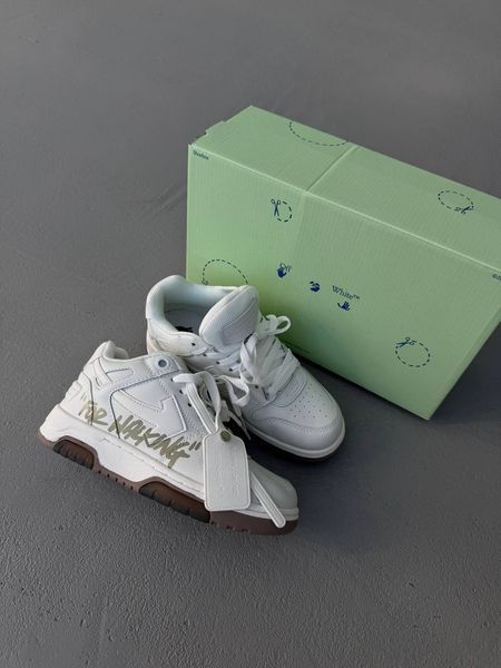 OFF WHITE OUT OF OFFICE FOR WALKING WHITE / OLIVE ALL18075 фото