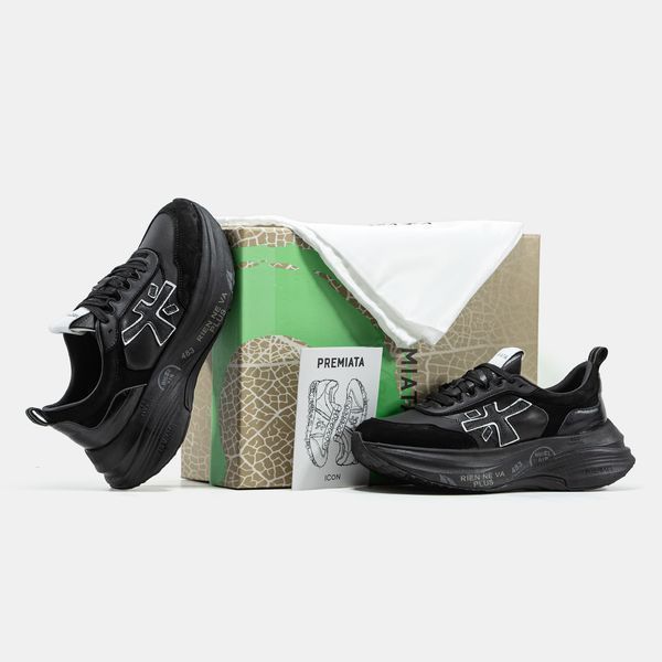 Premiata Hill Black ALL23659 фото