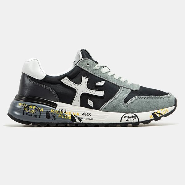 Premiata Mick Black Grey White ALL20725 фото