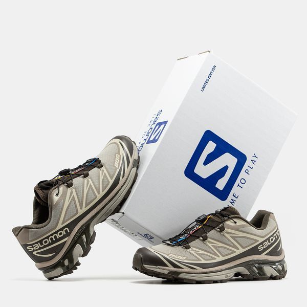 Salomon XT-6 Soft Ground Brown Beige ALL20094 фото