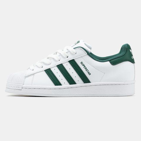 Adidas Superstar White Green ALL17453 фото