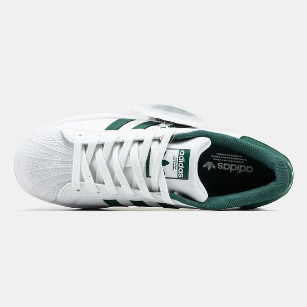 Adidas Superstar White Green ALL17453 фото