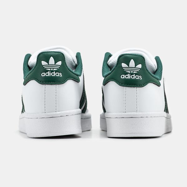 Adidas Superstar White Green ALL17453 фото
