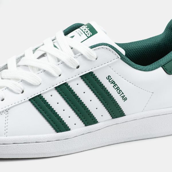 Adidas Superstar White Green ALL17453 фото