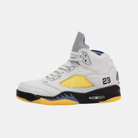 Jordan 5 Retro Grey Yellow Black ALL19511 фото