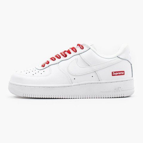 Nike Air Force 1 '07 Supreme "White" ALL04658 фото