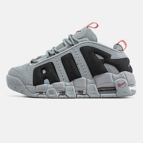 Nike Air More Uptempo Low Grey Black ALL22456 фото