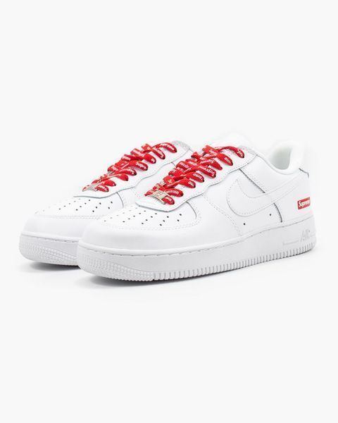 Nike Air Force 1 '07 Supreme "White" ALL04658 фото